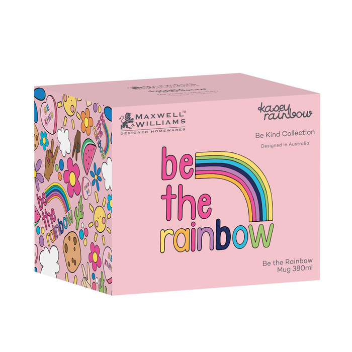 Кружка Maxwell & Williams BE KIND Be the Rainbow, фарфор, 380 мл