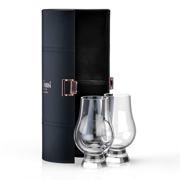 Набір келихів для віскі 2 шт у дорожньому футлярі 200 мл GLENCAIRN
