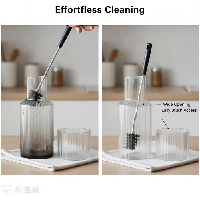 Набір скляної графіну з чашкою 1 л AOSEE