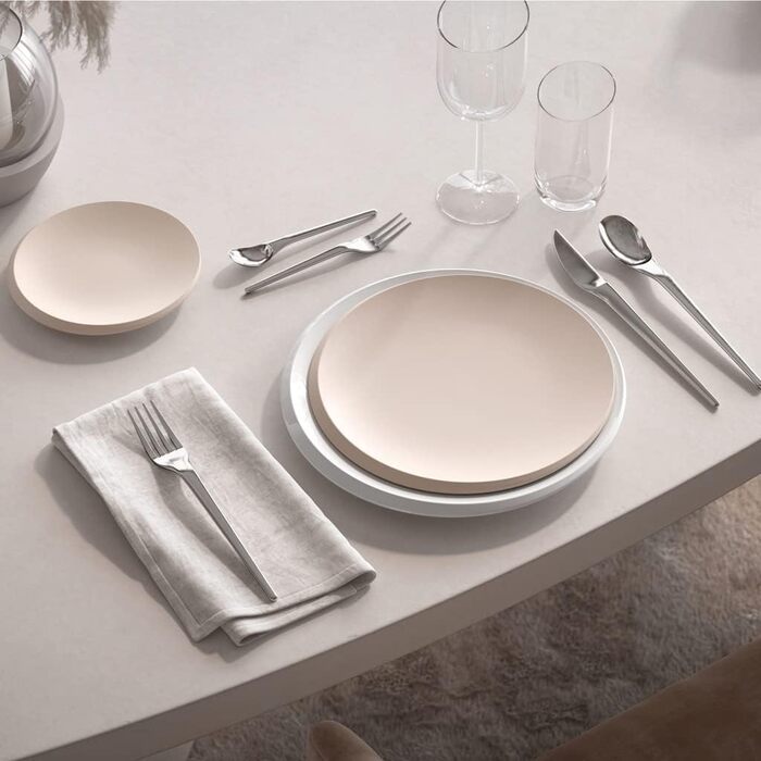 Обеденная тарелка 27 см бежевая Newmoon Beige Villeroy & Boch