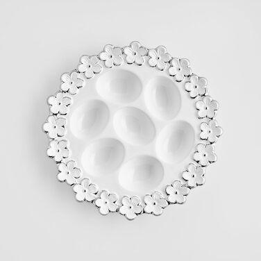 Керамічний піднос для яєць 23 см home&you