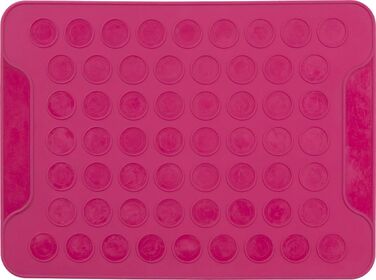 Форма для печива Макаронів двостороння, 37 x 28 х 0,5 см, рожева, RBV Birkmann