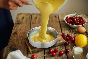 Форма для випікання кругла 16 см, набір 2 предмети, нержавіюча сталь Homikit