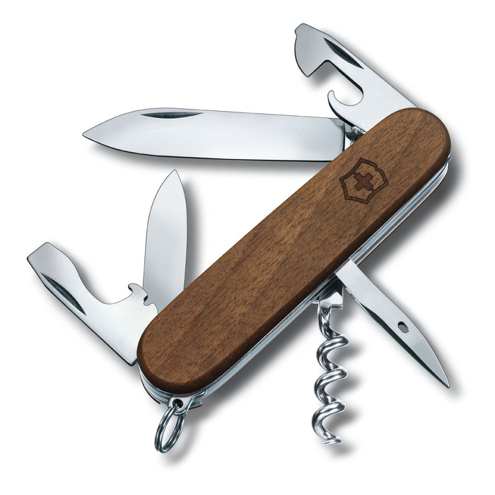 Ніж Victorinox Spartan Wood 91мм/10функ/горіх