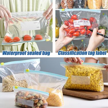 Вакуумные пакеты 30 пакетов 10,5 х 19,5/15 х 23/32,5 х 26 см ZDNT