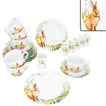 Набір посуду для сніданку з 24 предметів на 6 осіб MamboCat