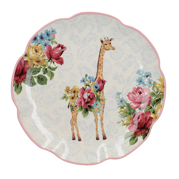 Тарелка десертная CreativeTops BLOOMING FANCY Giraffe, керамика, диам. 20,5 см