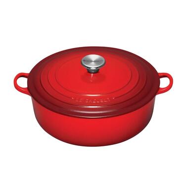 Жаровня для різотто кругла 30 см червона Le Creuset