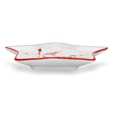 Блюдо у формі зірки Fissman 20,7х20 см доломіт (0388)