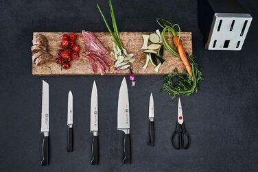 Набор ножей с блоком, 7 предметов, белый Four Star Zwilling