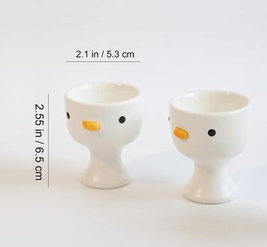 Набор из 3 милых чашек для яиц TULANDOT