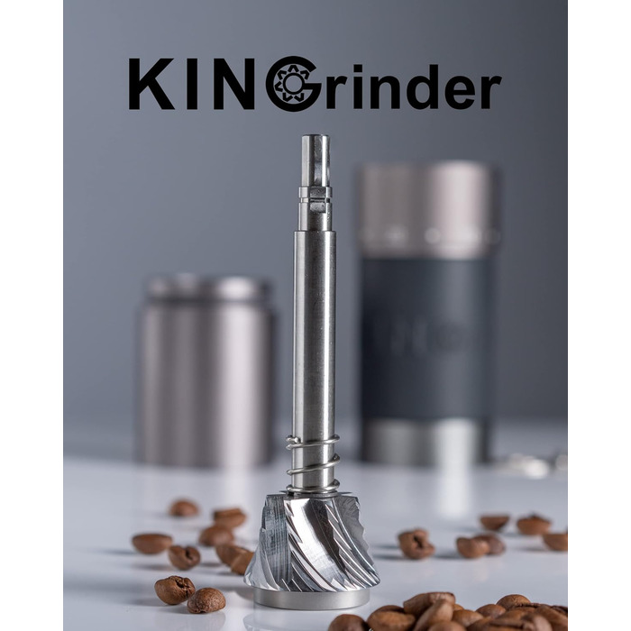 Ручна кавомолка преміум-класу з точним регулюванням помелу KINGrinder
