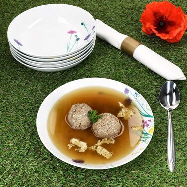 Набор из 6 суповых тарелок 400 мл MamboCat