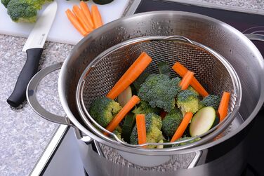 Прочная вставка-пароварка для кастрюль 21 см GRÄWE