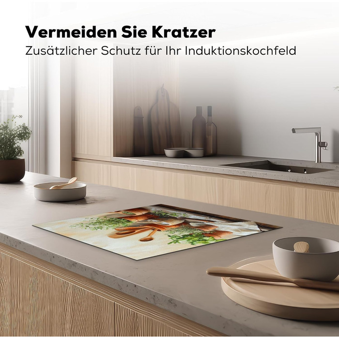 Керамическая крышка для защиты индукционной варочной поверхности 60 х 52 см KitchenYeah