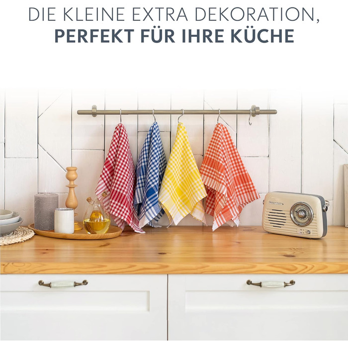 Набір з 10 рушників для кухонного посуду, бавовна Twinzee