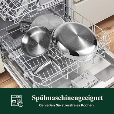 Набір сковорідок з нержавіючої сталі 20/26/30 см Terlulu