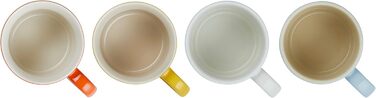 Набор из 4 кружек 350 мл, разноцветный Elements Le Creuset