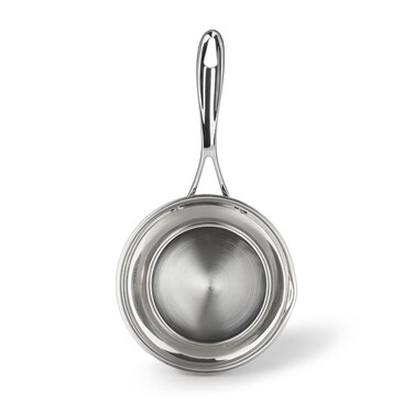 Ковш Fissman FELICE 14x7 см/1,0 л, без крышки нержавеющая сталь (5327)