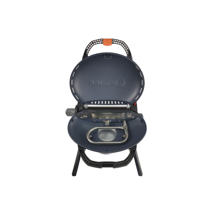 КОМПЛЕКТ Портативный переносной газовый гриль O-GRILL 600T, серебро+шланг в подарок! Код: 011681