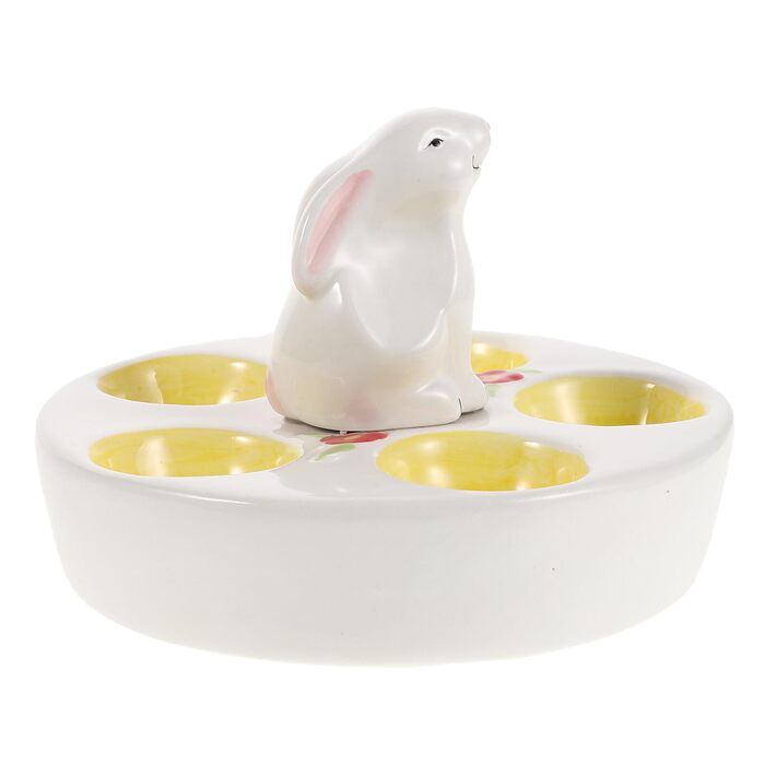 Керамічна підставка для яєць у формі пасхального кролика LOLIPPYY