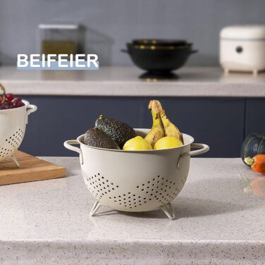 Металеве сито для пасти з подвійними ручками beifeier
