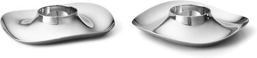 Набір з 2 підставок для яєць, нержавіюча сталь Cobra Georg Jensen