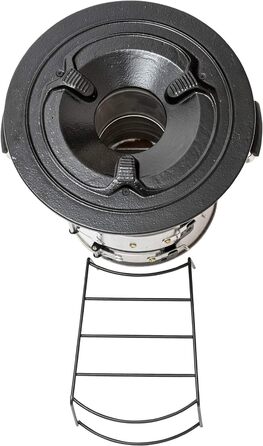Ракетна піч барбекю-Toro ROCKET 2 I Rocket Stove для голландської духовки, сковорідок-гриль тощо (нержавіюча сталь)