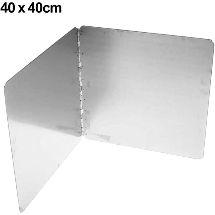 Скляний кухонний фартух бризкозахисний екран 40 х 40 см Feegow