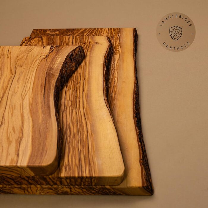 Дошка обробна з оливкового дерева 40 х 30 см das Olivenholzbrett