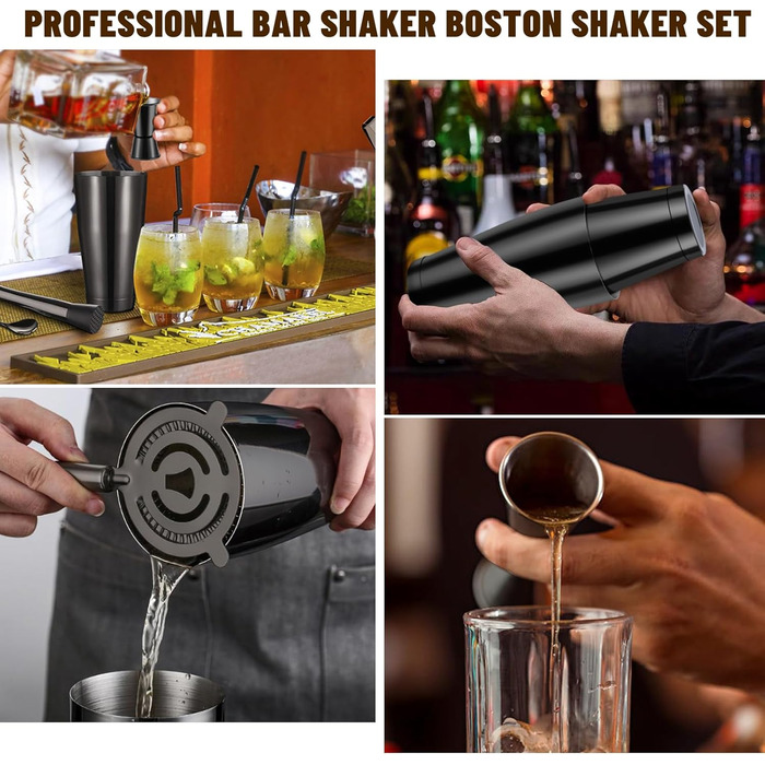 Професійний набір для коктейлів 12 предметів Boston mwellewm