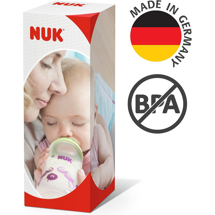 Пляшечка для годування 300 мл, синій NUK