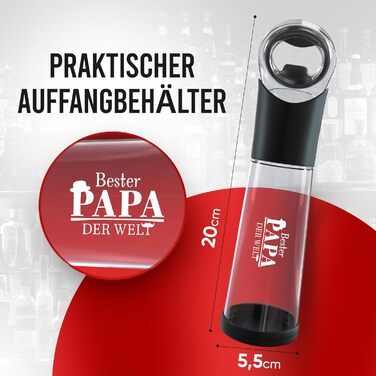 Відкривачка для пляшок з контейнером для кришечок wortek