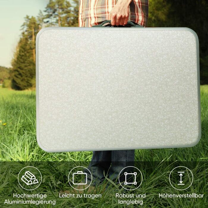 Складной стол для кемпинга с регулируемой высотой Ejoyous