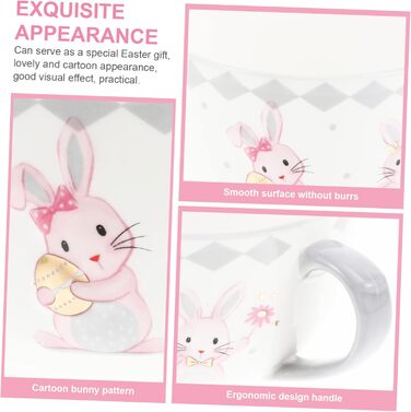 Керамічна чаша для супу у вигляді кролика 450 мл ABOOFAN