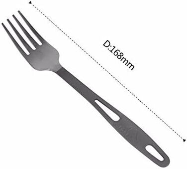 Набір столових приборів з титану 3 предмета TOAKS