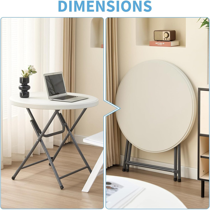 Складной стол 80x75 см KAIHAOWIN