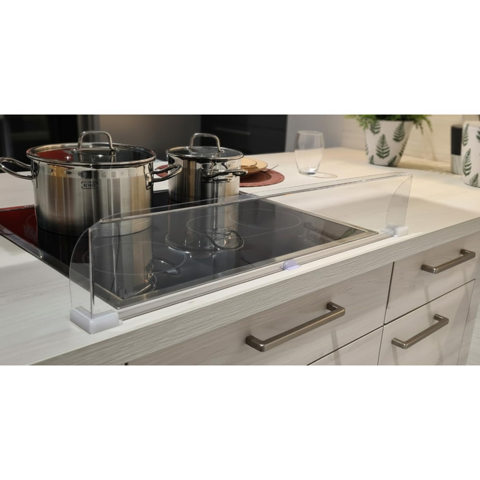 Прозрачный фартук от брызг для плиты LHSchutz