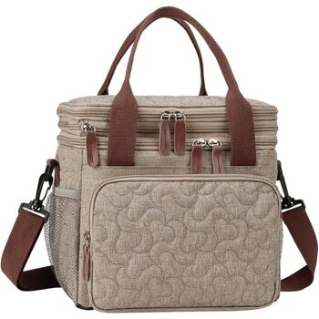 Ізольована сумка-холодильник, ланчбокс, сумка для посуду, сумочка, сумка-холодильник для ланч-покупок, ізольована термосумка для одноденних поїздок у парк, на роботу (хакі)