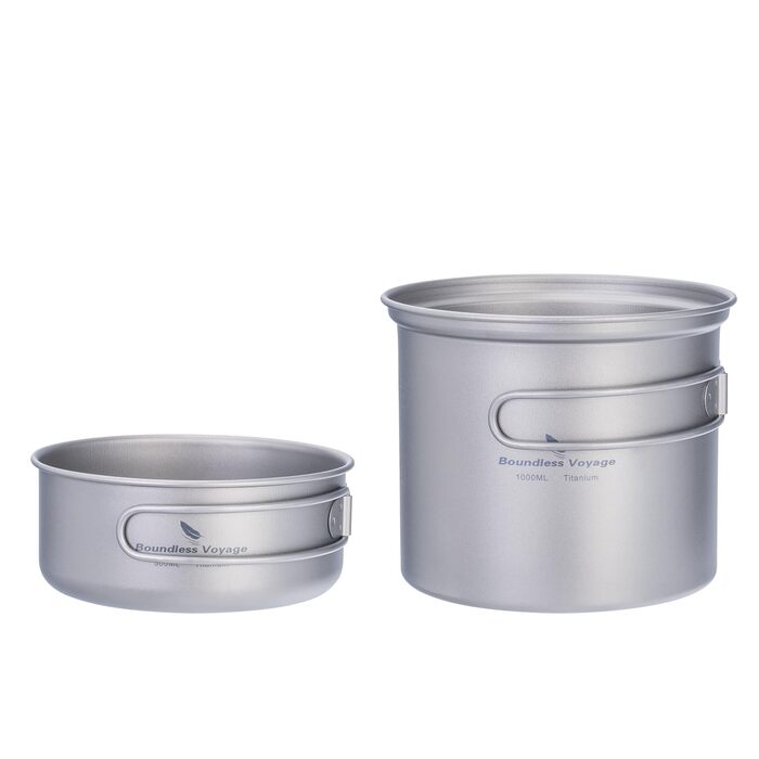 Набор производной посуды для кемпинга 500 и 1000 мл iBasingo