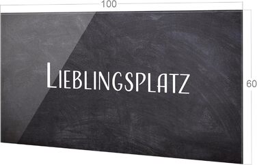 Скляний кухонний фартух GRAZDesign 4 мм Декоративний скляний фартух з квітковим мотивом Кухонний фартух сірого кольору - (Улюблена пляма, 100x60 см)