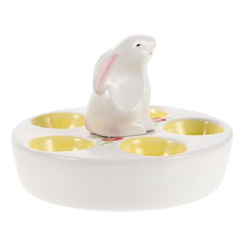Керамічна підставка для яєць у формі пасхального кролика LOLIPPYY