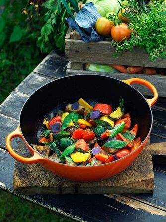 Чавунна каструля Le Creuset Signature, 32 см, 4,1 л (колір Ofenrot)
