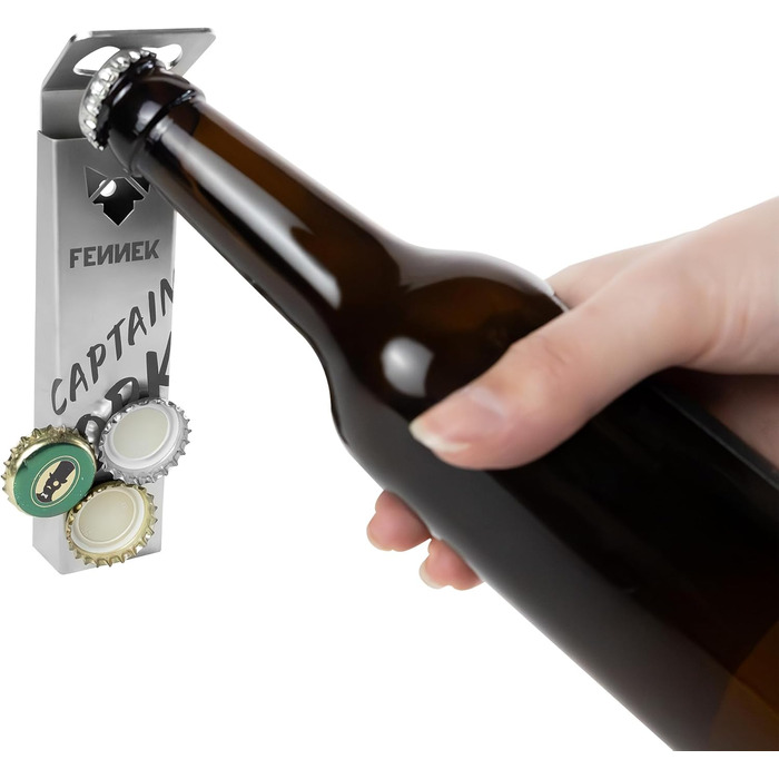 Магнітний відкривач для пляшок що утримує до 40 кришечок FENNEK