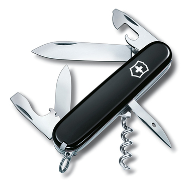 Нож швейцарский 12 функций, 91 мм, черный Victorinox Spartan