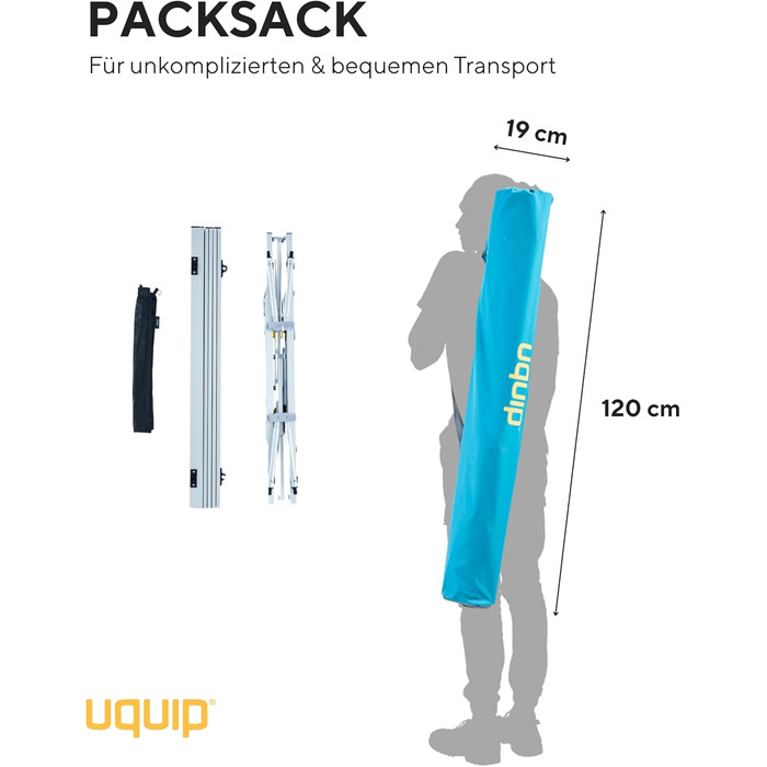 Стол для кемпинга 120 х 70 см Uquip