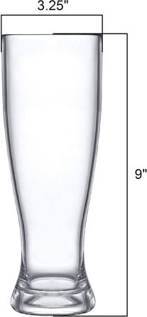 Набір пластикових пивних келихів 625 мл Amazing Abby