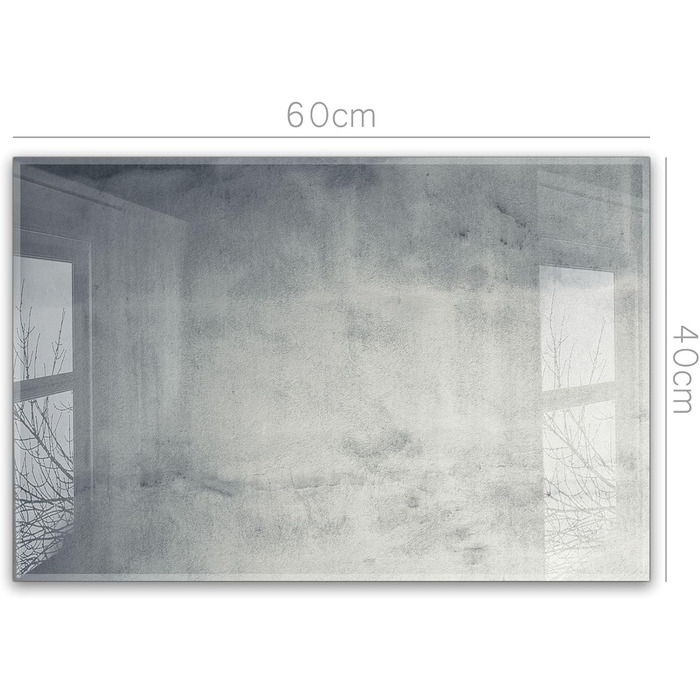 Кухонний скляний фартух 60 х 40 см timalo