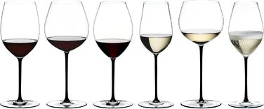 Бокал для вина Riesling/Zinfandel Schwarz, 4900/15B Black один бокал, кришталь, можна мити в посудомийній машині
