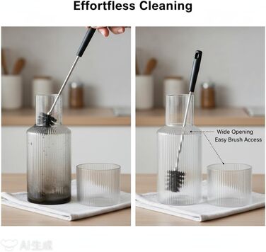 Набір скляної графіну з чашкою 1 л AOSEE